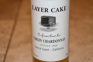 Virgin Chardonnay label Layer Cake